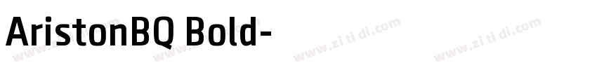 AristonBQ Bold字体转换